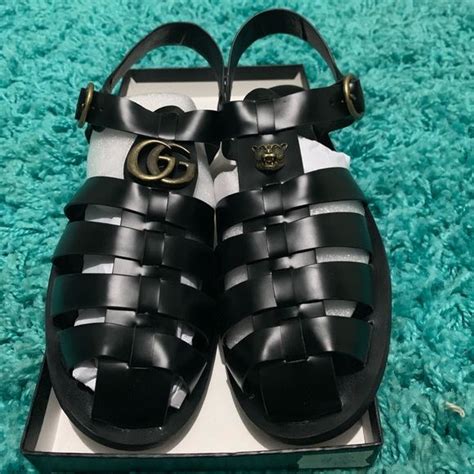 sandale gucci solde|gucci unisex sandals.